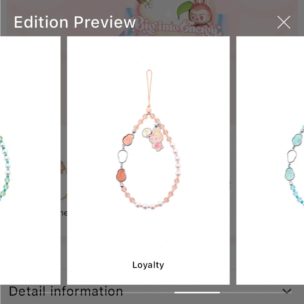 Pop Mart Labubu BIE Loyalty Phone Charm Unopened and authentic